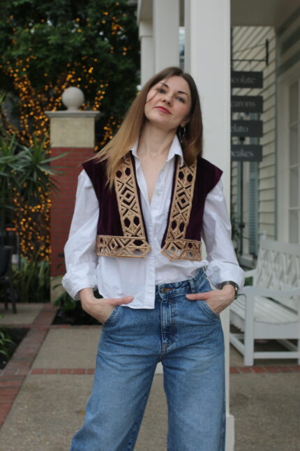 Ayar Velvet vest